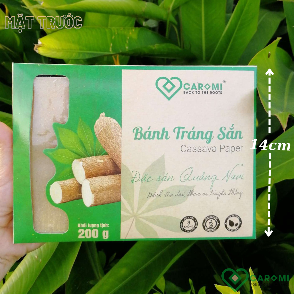 [HOT - 30% OFF] 2 hộp Bánh Tráng Sắn -Đặc Sản xứ Quảng, thương hiệu Caromi