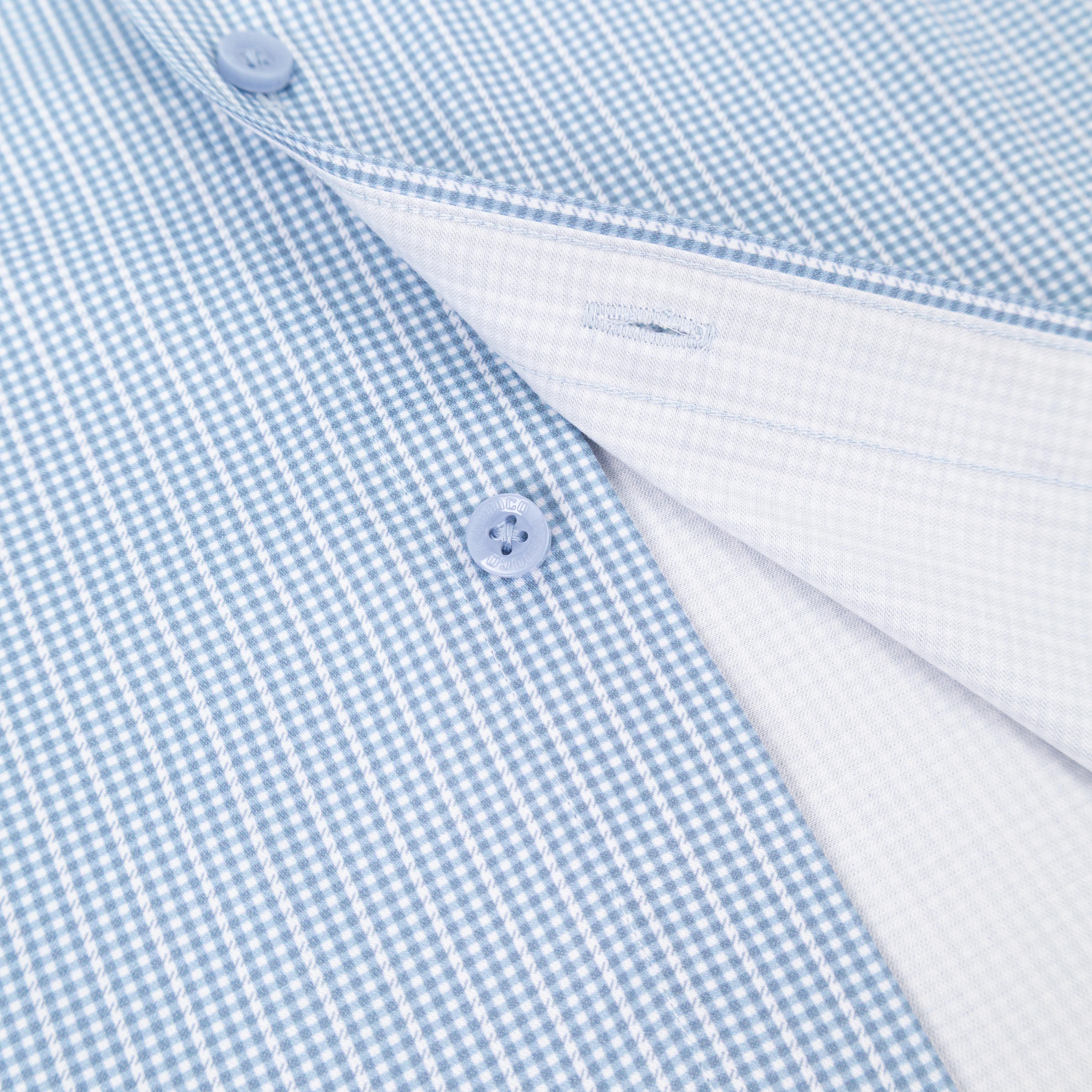 Áo sơ mi nam KHATOCO ngắn tay A1MN538S2-CNCR873-2711-N