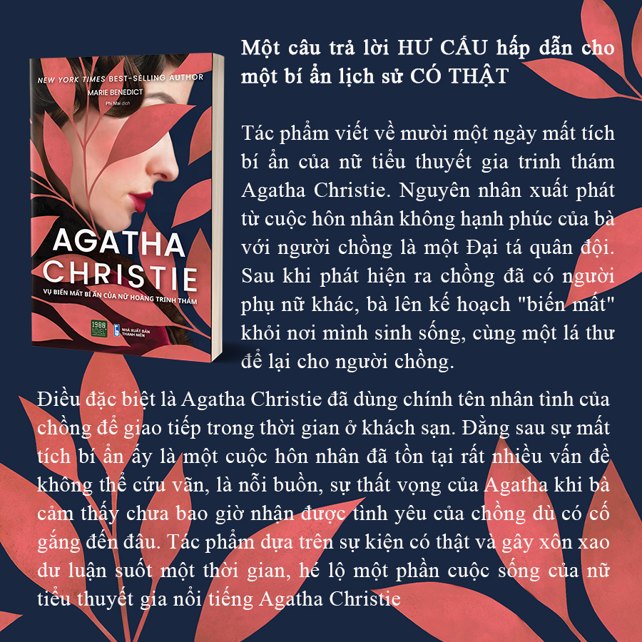 Agatha Christie - Vụ biến mất bí ẩn của nữ hoàng trinh thám - Marie Benedict