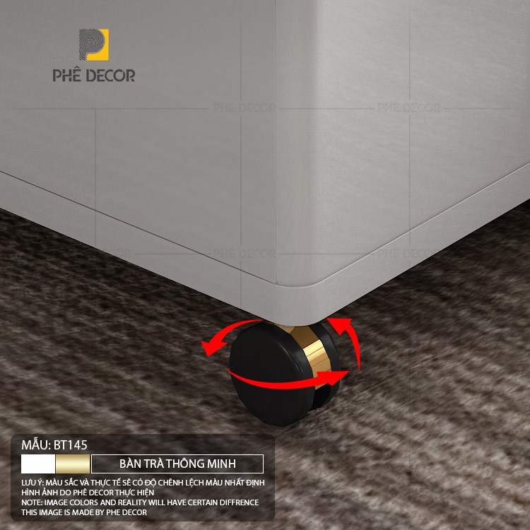 BÀN TRÀ THÔNG MINH CAO CẤP - BT145 - Bàn khay pha trà