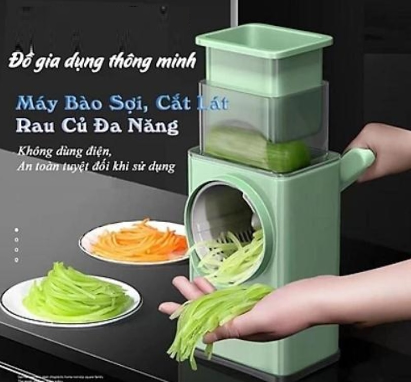 Dụng Cụ Thái Rau Củ Quả Đa Năng ( TẶNG MÓC KHÓA GỖ)