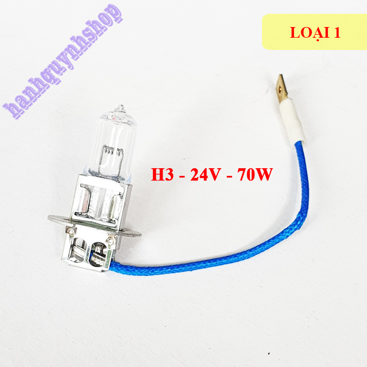 Bóng đèn ô tô H3 24V 70W con cú sợi tóc