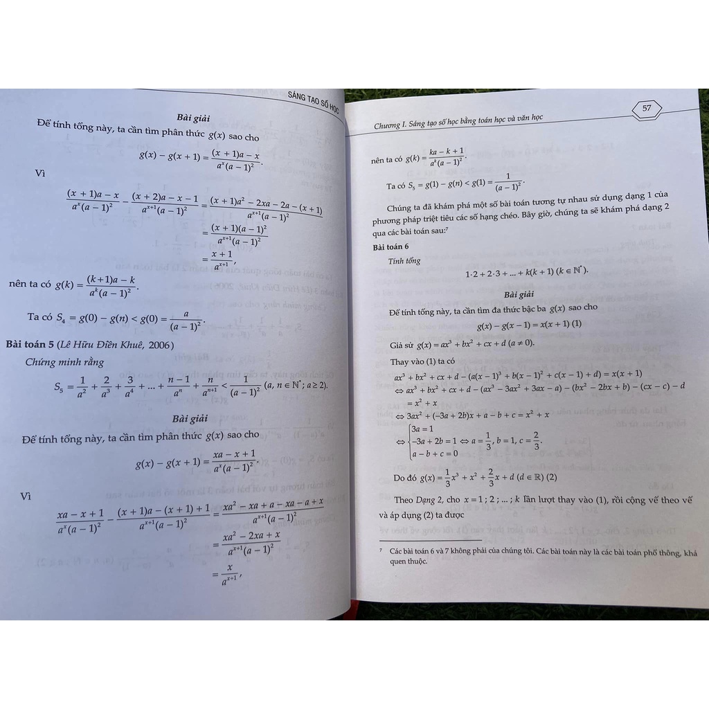 Sách - Sáng tạo số học - Dùng cho học sinh THCS, THPT, SINH VIÊN, HỌC VIÊN CAO HỌC, NGHIÊN CỨU SINH VÀ GIÁO VIÊN TOÁN