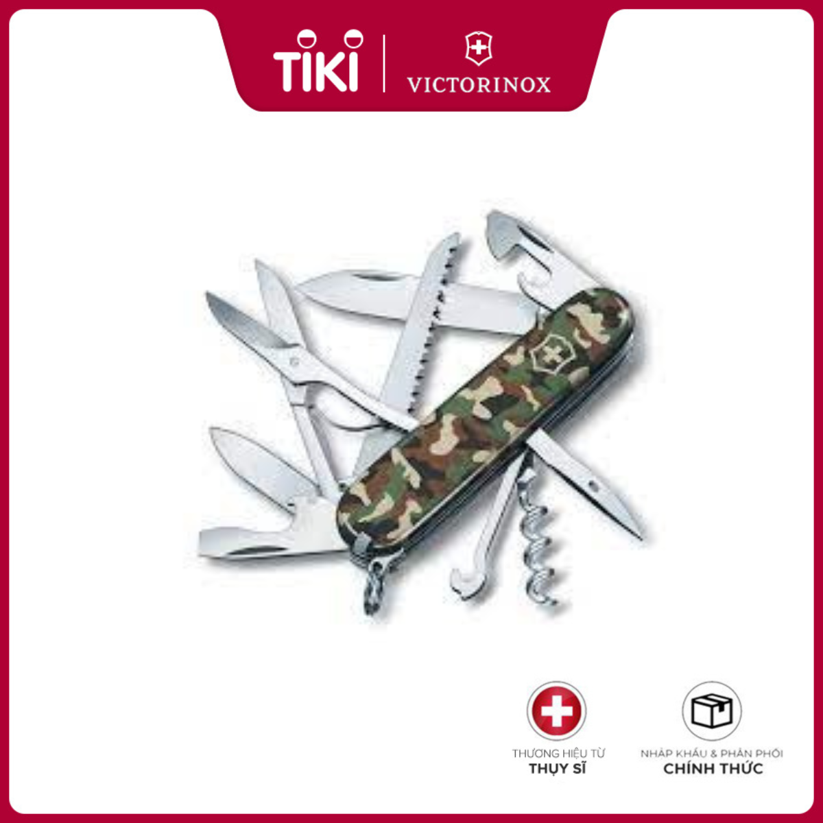 Dao đa năng VICTORINOX Huntsman (91 mm) - Hãng phân phối chính thức