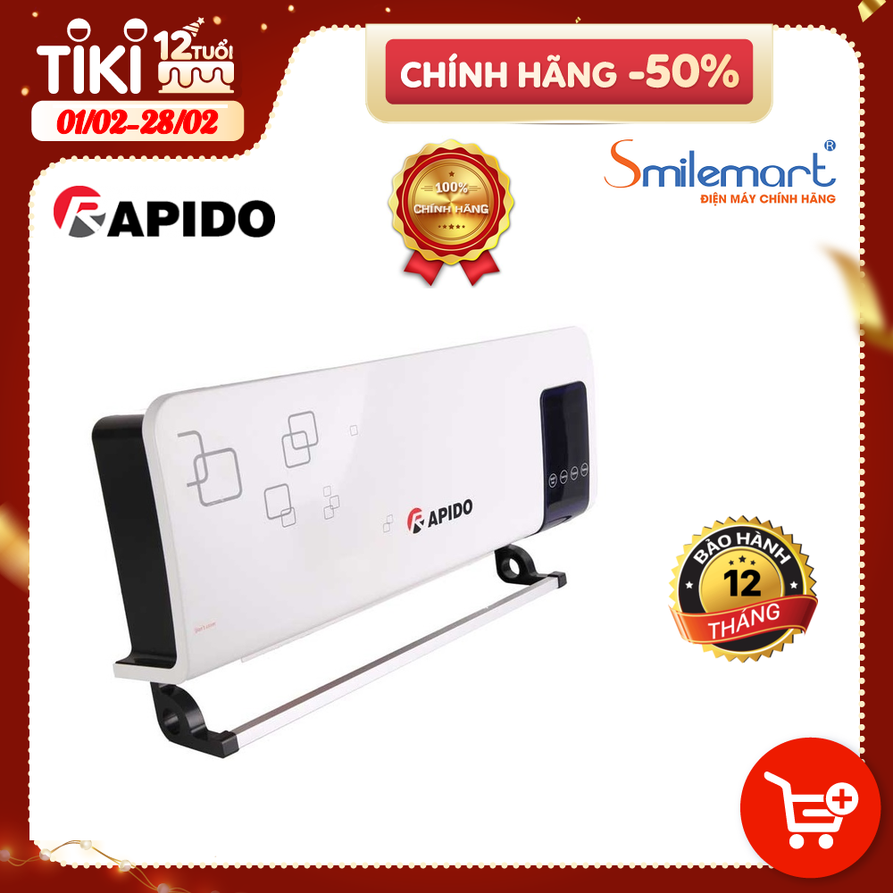 Máy sưởi gốm Rapido RCH 2000D - Hàng chính hãng