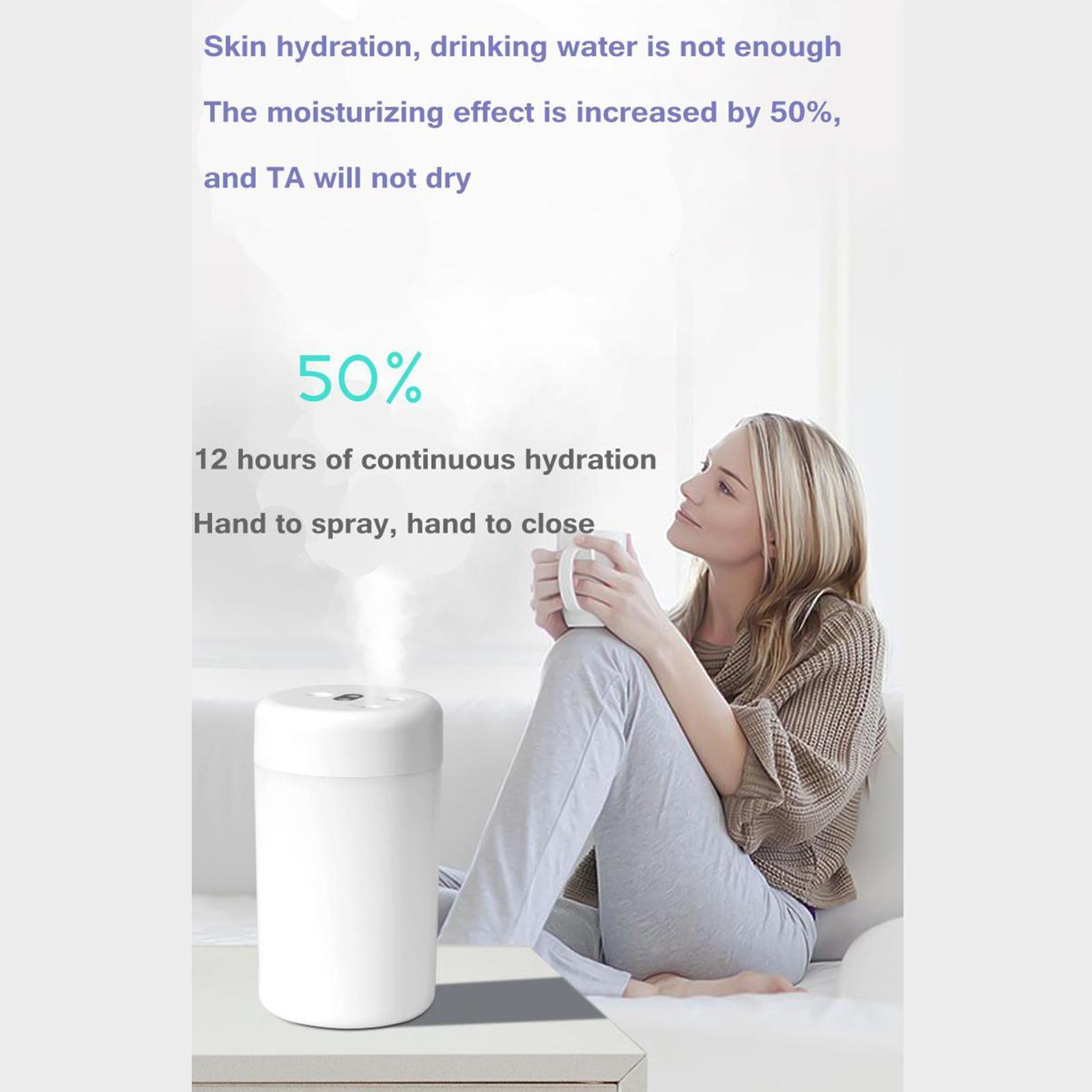 300ml Mini Humidifier USB Aroma Diffuser Air Humidifier Purifier White