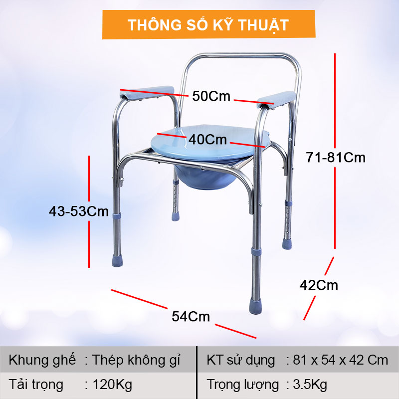 GHẾ BÔ VỆ SINH CHO NGƯỜI GIÀ, NGƯỜI BỆNH NHIỀU MẪU MÃ LỰA CHỌN - CHÍNH  HÃNG NIKITA