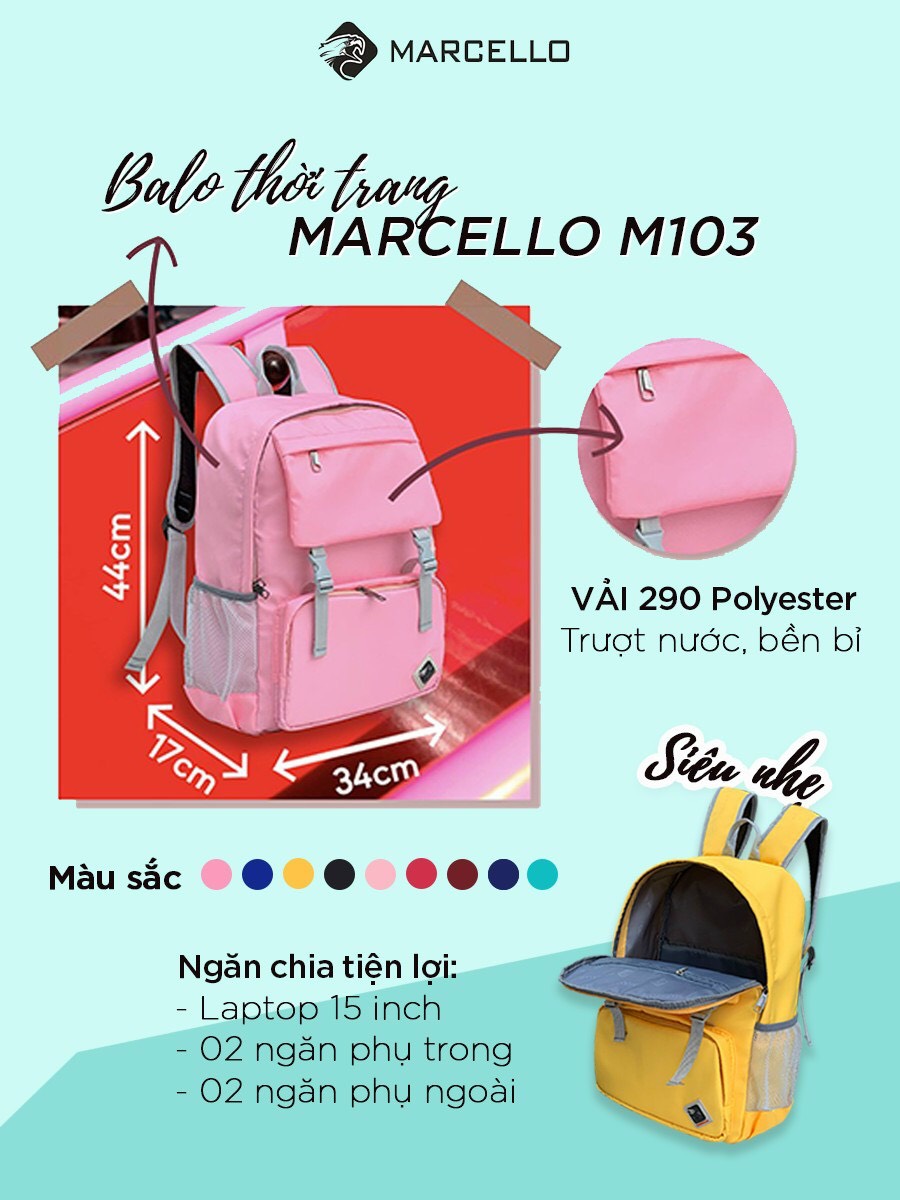 Balo unisex Marcello M103