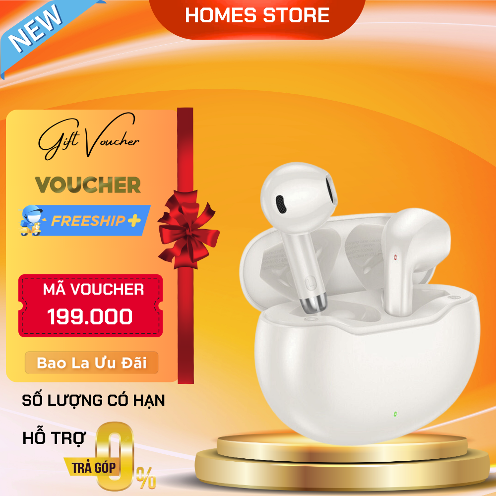 Tai Nghe True Wireless Hoco Thời Gian Nghe 12 Tiếng Bluetooth 5.0 Âm Thanh Hifi - Hàng Chính Hãng