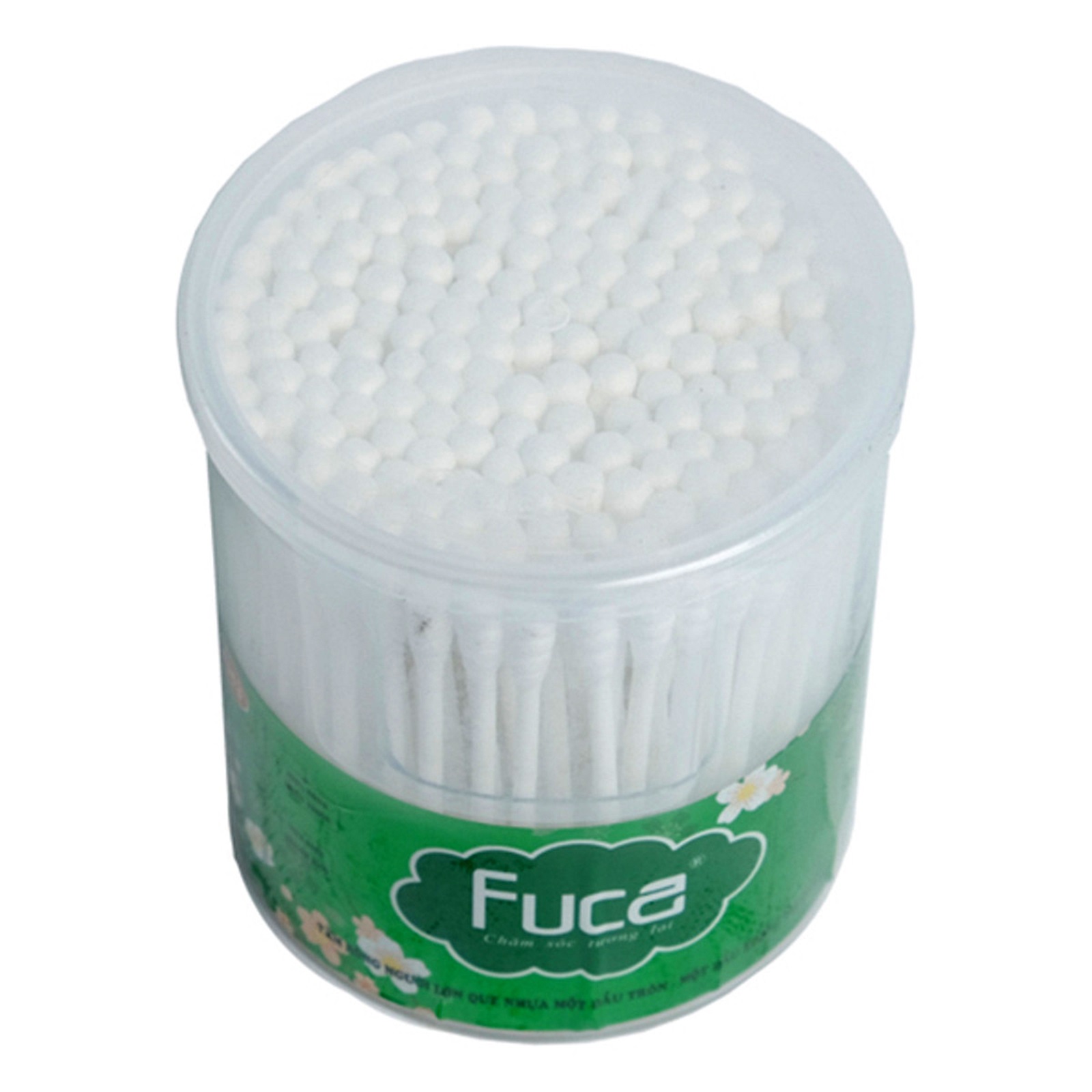 Tăm bông người lớn que nhựa Fuca - AH3 (Hộp 200 que)