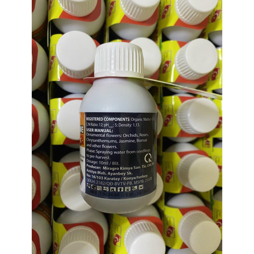 Phân hữu cơ tốt rễ Omega super hume 100ml Giúp Xanh lá ,dầy lá,kích rễ,bung rễ ,bật mầm - Thổ Nhĩ Kỳ