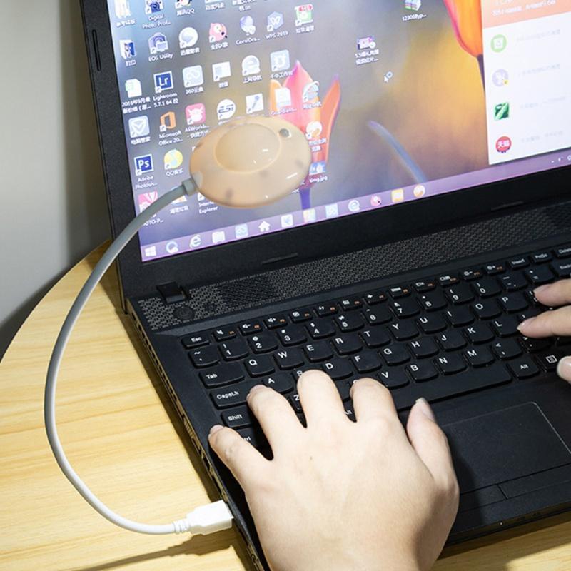 Đèn Led Đọc Sách Usb Hình Đĩa Bay Ufo Linh Hoạt Tiện Dụng
