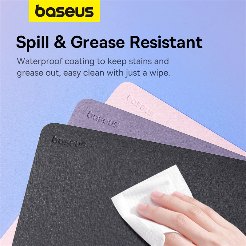 Lót Chuột Baseus Mouse Pad Chất Liệu Da PU Siêu Mịn Độ bền cao, Khả năng chống trượt và Dễ dàng vệ sinh - Hàng chính hãng