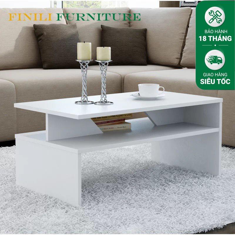 Bàn trà sofa thiết kế độc đáo gỗ MDF phủ melamine FBT02