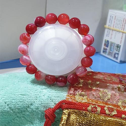 Vòng tay đá mã não vân đỏ 10li & 8li