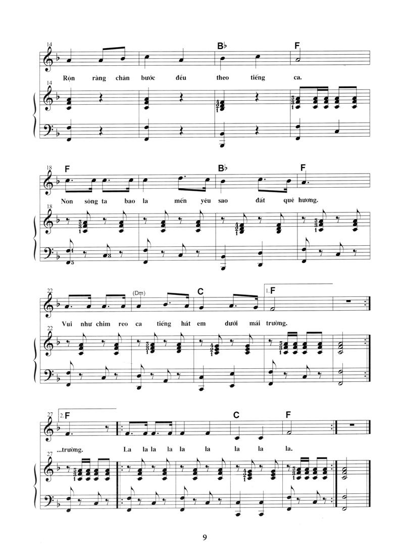 Sách Thực Hành Đệm Piano - Chủ Đề: Ca Khúc Thiếu Nhi (Phần 2)