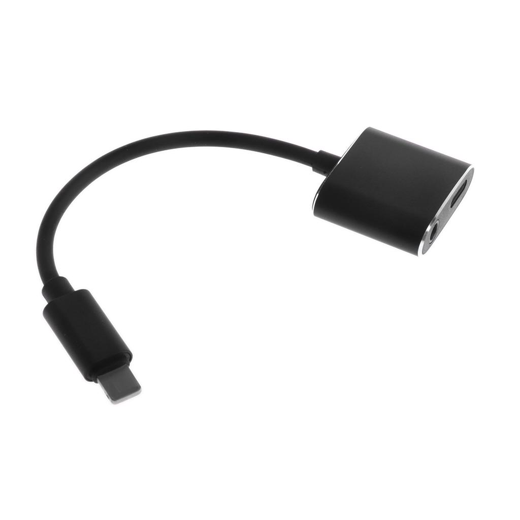 2 in 1 3.5mm Earphone Audio & Charging Adapter for  7 8 Plus X