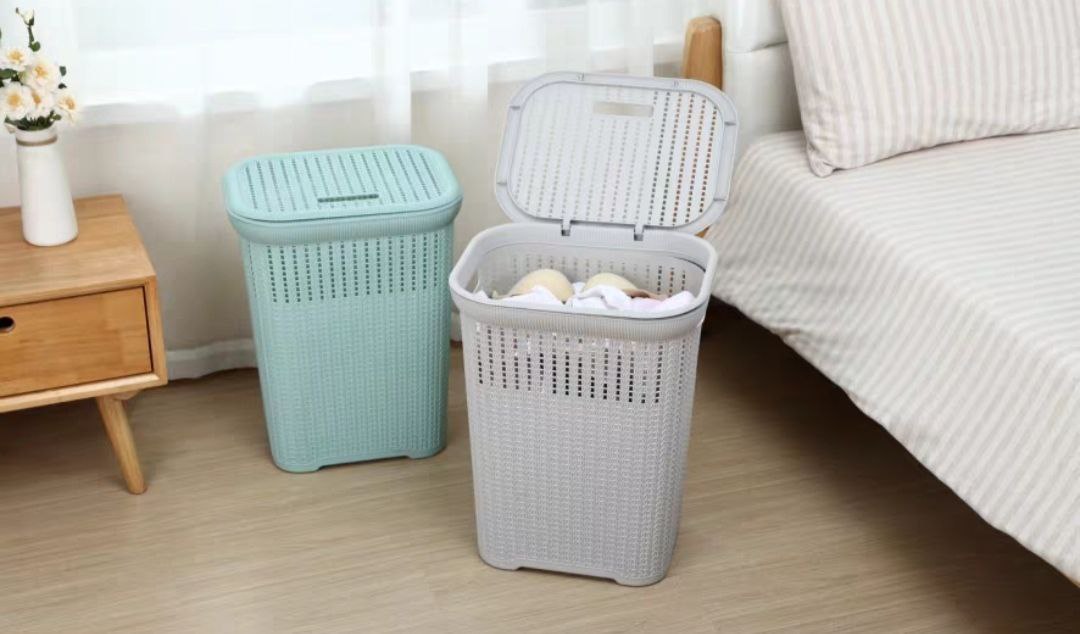 GIỎ ĐỰNG QUẦN ÁO ĐA NĂNG – SỌT ĐAN CÓ NẮP KIỂU HÀN QUỐC ✨ GỌN NHÀ – SẠCH SẼ – THẨM MỸ – CHỌN MÀU TUỲ THÍCH