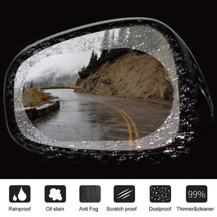 Sản phẩm Đôi 2 Chiếc Miếng Chống Nước Mưa Dán Gương Chiếu Hậu - Loại Cao Cấp/ Mã sản phẩm DC100