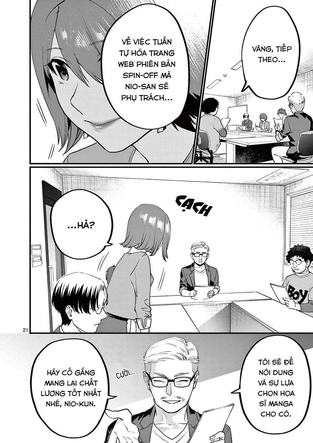 người cha chủ tịch đột nhiên mất tích, tôi phải gánh vác dự án hàng tỷ với ba nữ nhân viên chapter 9 23