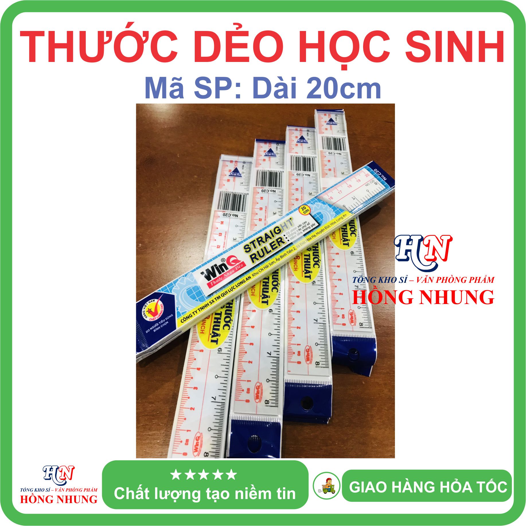 [ SALE ] Thước Dẻo Học Sinh TP-SR021 / SR022 , Chiều Dài 30cm / 20cm, Nhựa PVC Trong Suốt, Mểm Dẻo, Khó Gãy