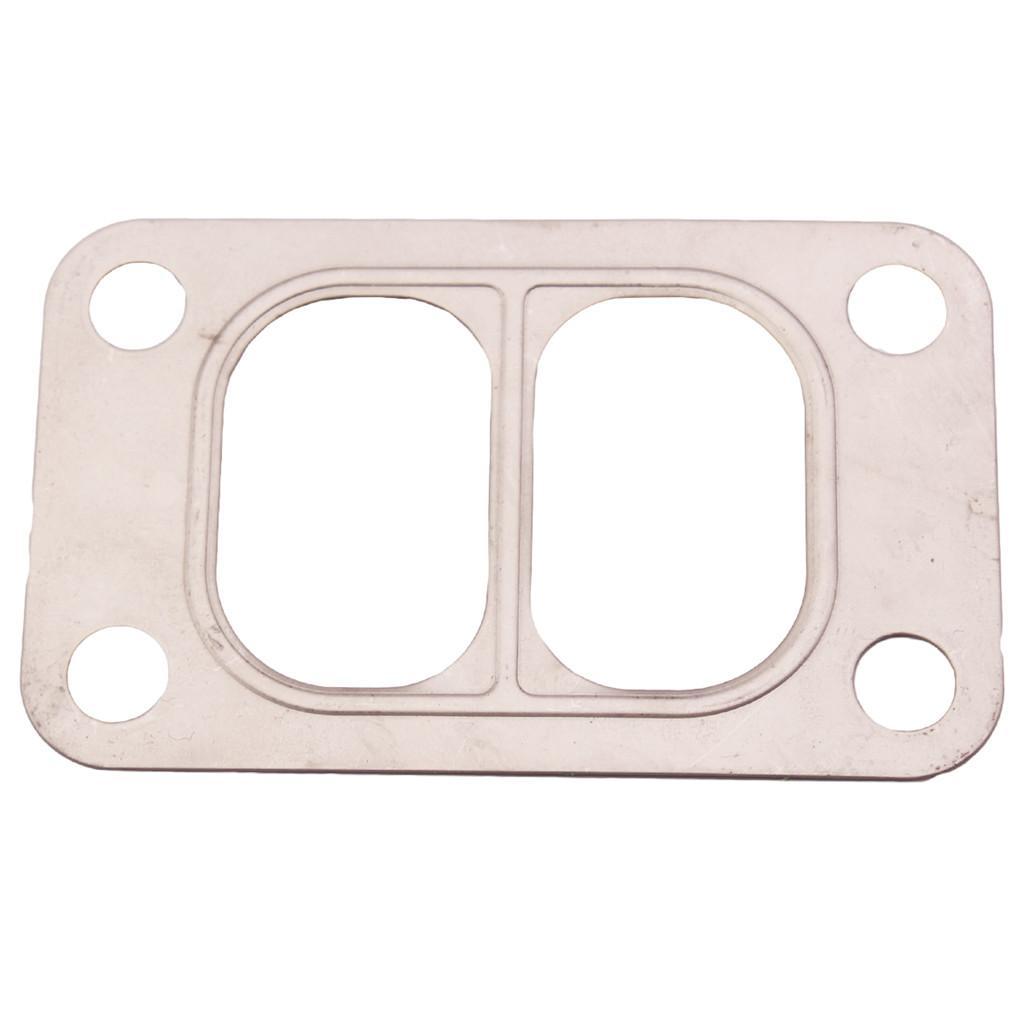 2x Stainless Steel Oil Feed Inlet Flange Gasket Adapter Kit for