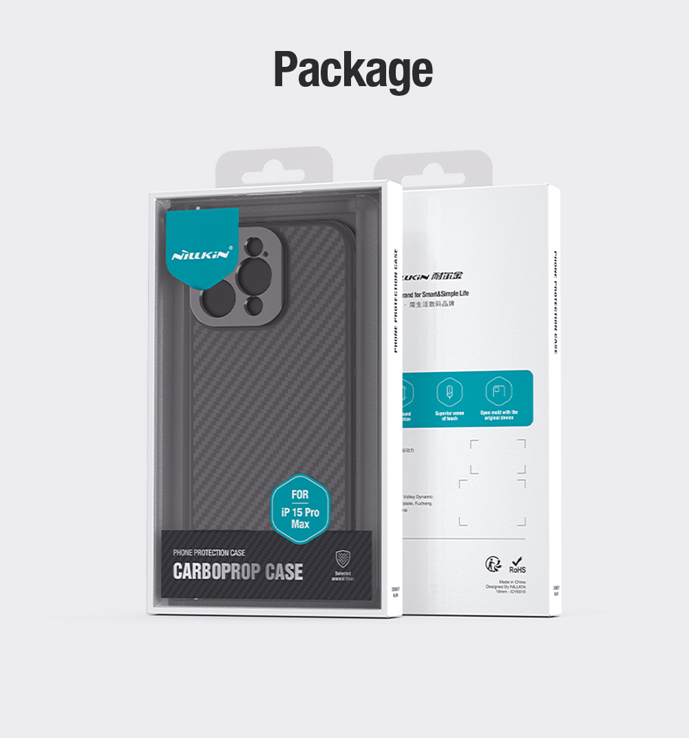 Ốp Lưng Nillkin CarboProp Magnetic Case Cho iPhone 15 Pro Max - Hàng Chính Hãng