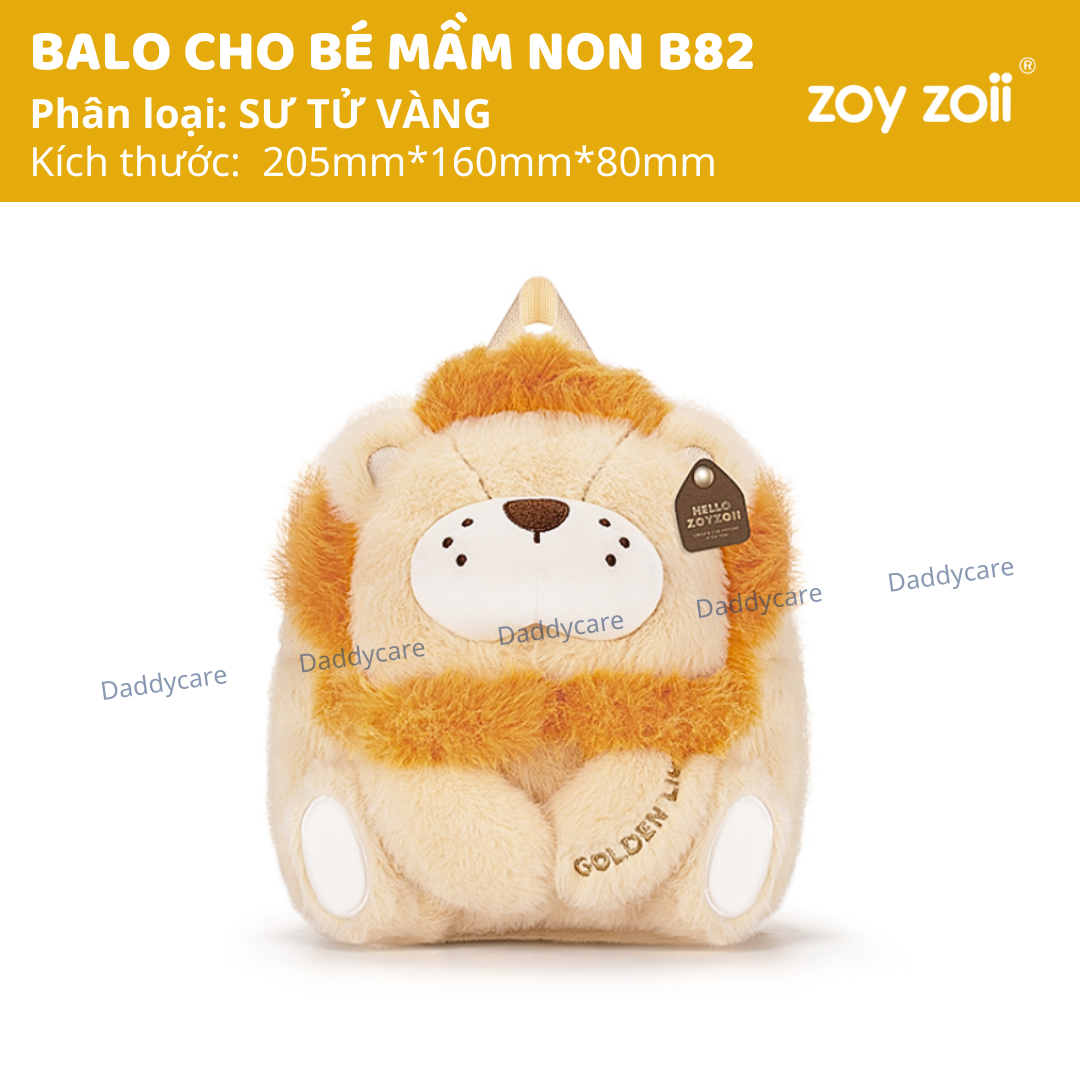 Balo gấu bông cho bé mầm non Zoyzoii B82 Kids Backpack, cặp cho bé mẫu giáo