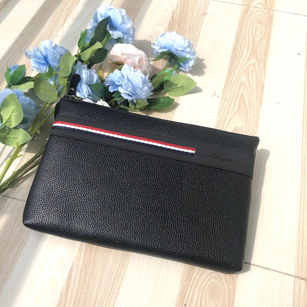 CLUTCH CẦM TAY NAM NỮ SIZE 26 DA MỀM