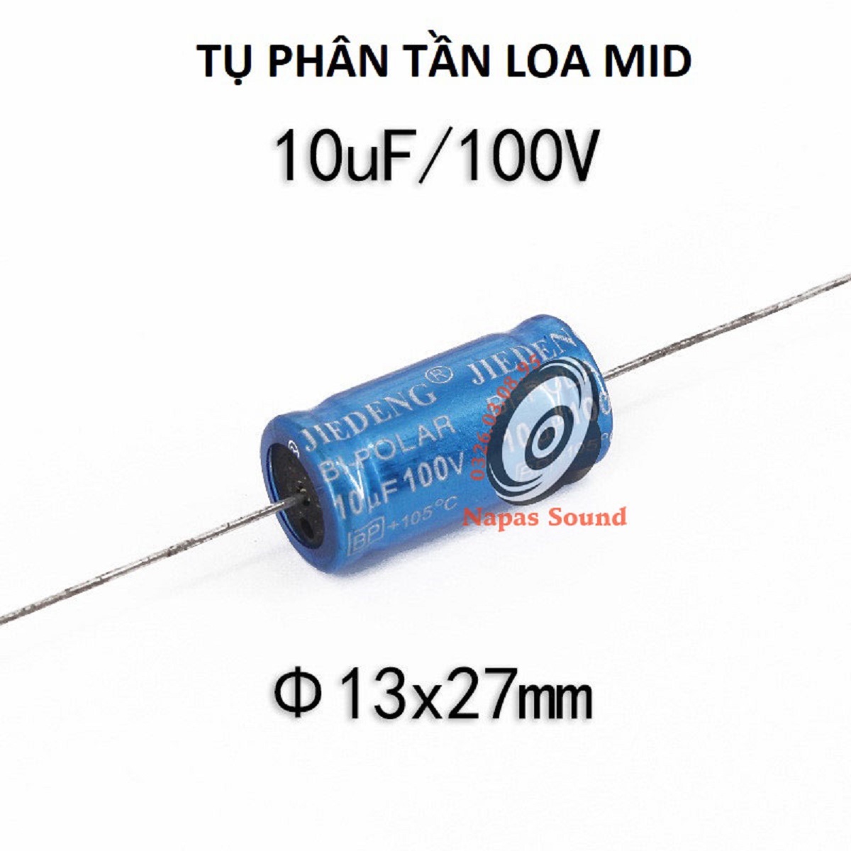 TỤ PHÂN TẦN LOA MID - LOẠI KHÔNG PHÂN CỰC - TỤ PHÂN TẦN LOA TRUNG - TỤ LOA TRUNG