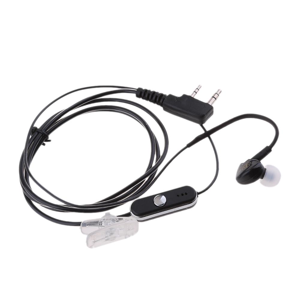 In-Ear Headset Earhook Earpiece PTT for Baofeng UV-5R/5RE ,Kenwood Two Way Radios Walkie Talkie