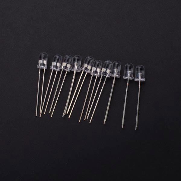10pcs 5mm Round  Emitting   Light