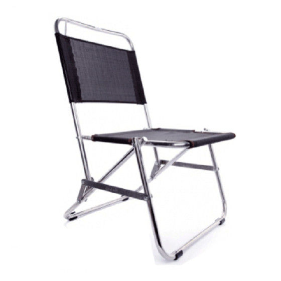 Ghế xếp Cafe vải lưới inox màu đen