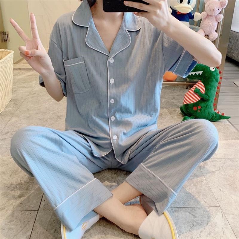 Bộ ngủ nữ, đồ bộ pijama thời trang chất liệu xốp nhún mềm mại thoáng mát độc giá rẻ mặc ở nhà BNN001