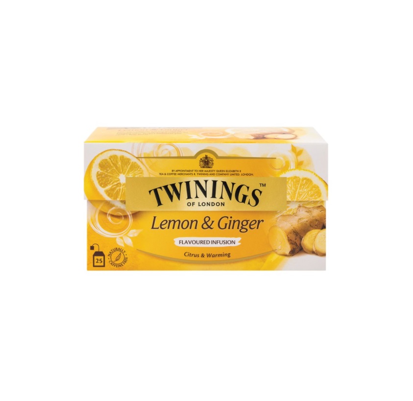 Trà Chanh Và Gừng Twinings 25 Gói/Hộp