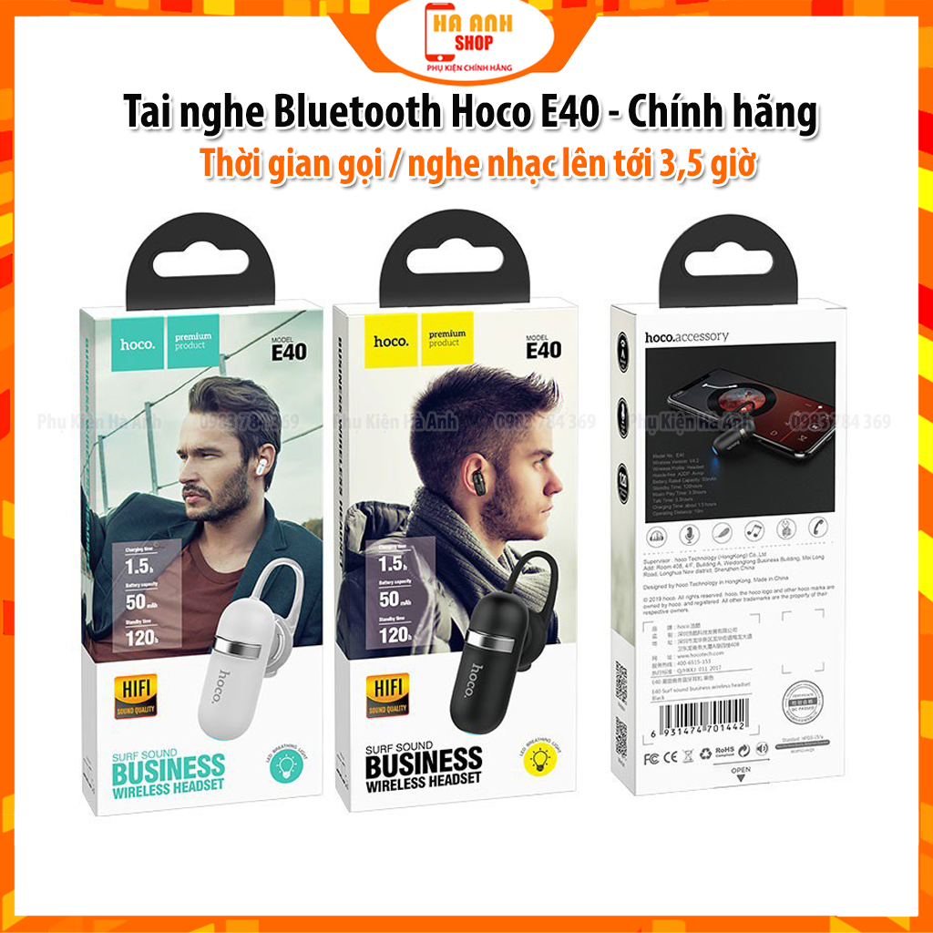 Tai Nghe Bluetooth Mini Hoco E40 Surf Sound V4.2