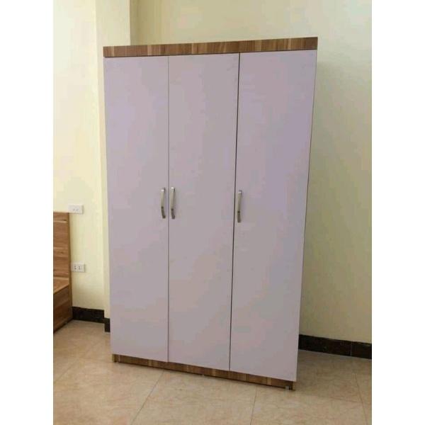 TỦ QUẦN ÁO 3 Cánh Gỗ MDF Phủ Melamine Chống Xước Chất Lượng Cao Giá Rẻ Nhất Hà Nội