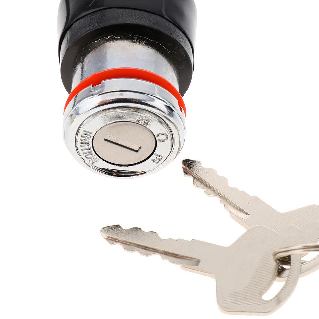 2X  Ignition Switch Key Assembly for for Suzuki  125 Scooter