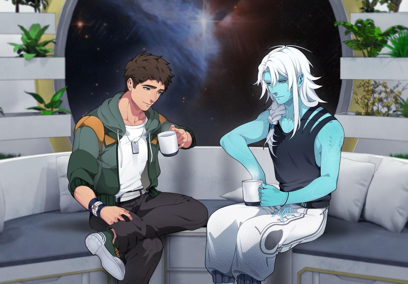 màu mè hoa lá hẹ | cg art kèm thoại chapter 39.1 6