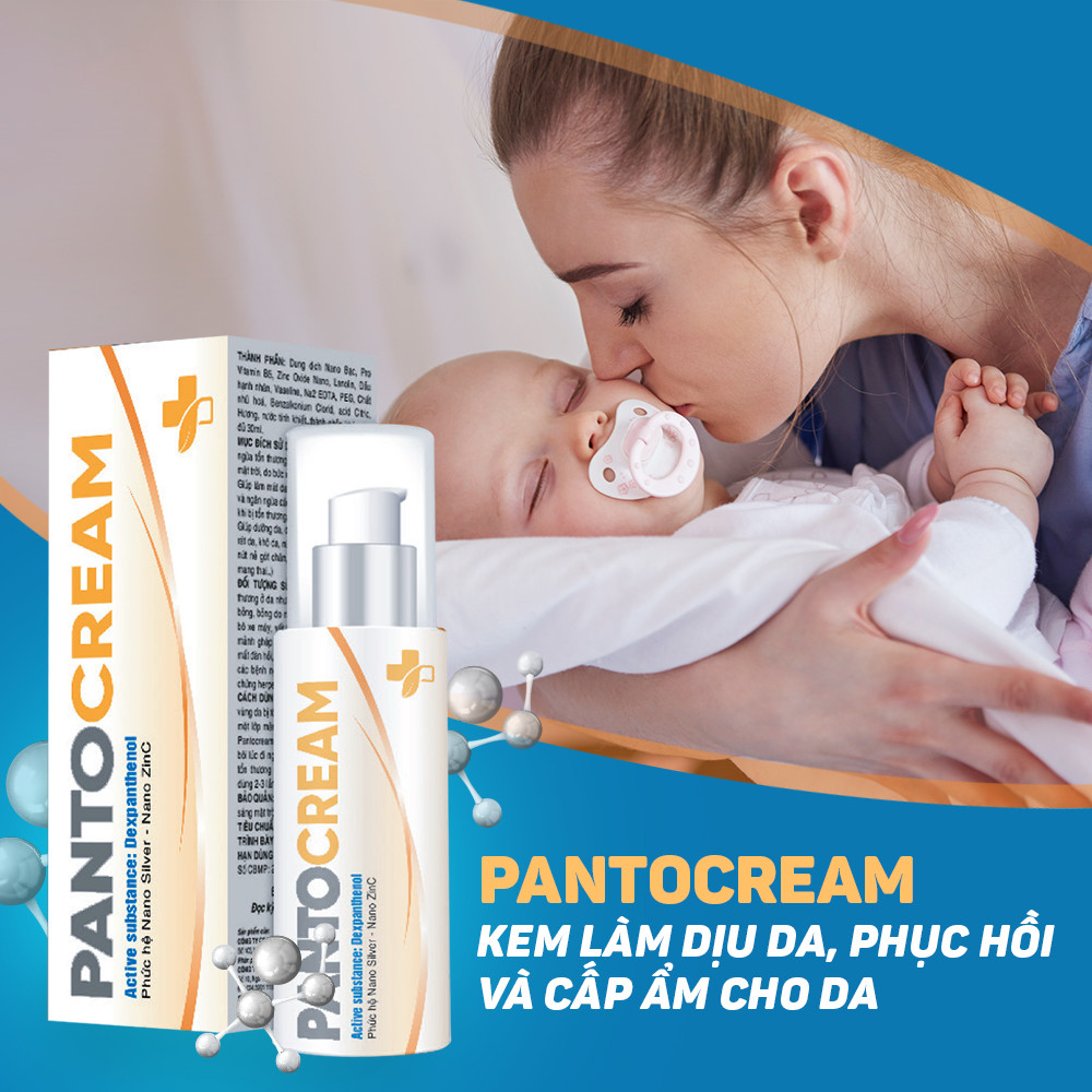 Kem hỗ trợ trị bỏng Pantocream bảo vệ và làm dịu da (30ml)