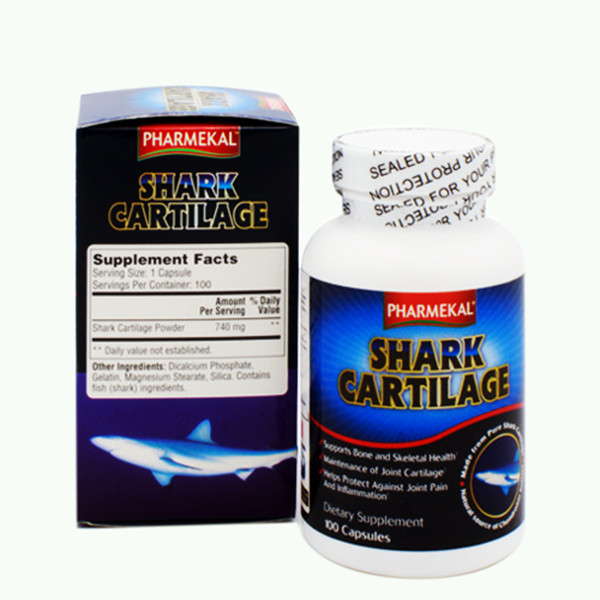 Viên Uống Giảm Đau, Tái Tạo Sụn Khớp Shark Cartilage Pharmekal - 100 Viên