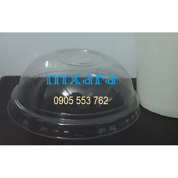 300 Ly Giấy Trăng Trơn16oz~ 480ml Kèm Nắp Cầu Phi 90
