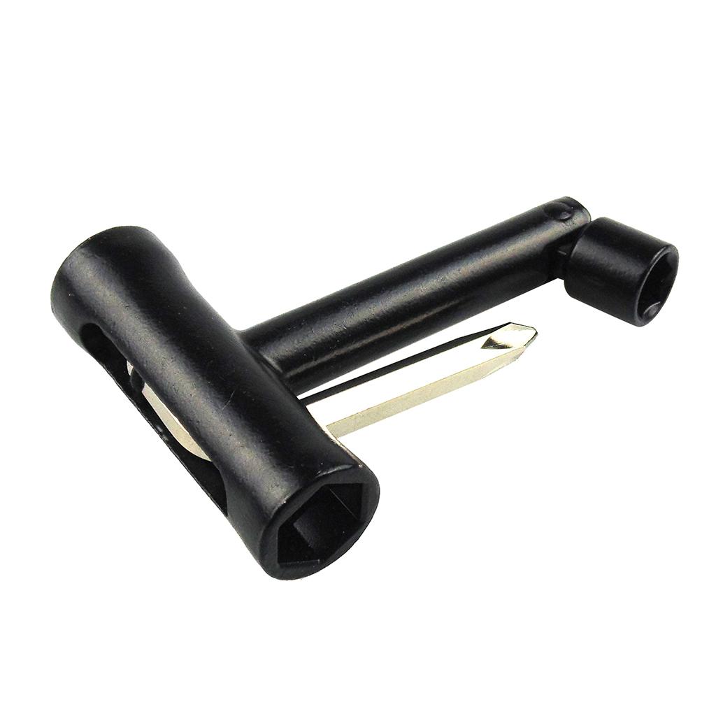 Multi-Functional Skateboard Wrench T-Type Tool All-in-One Key Screwdriver