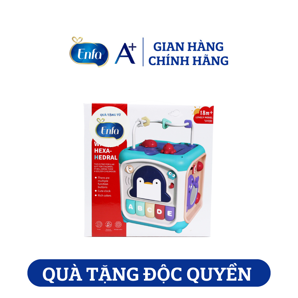 [Quà tặng Enfa] Đồ chơi hộp đa năng dùng pin