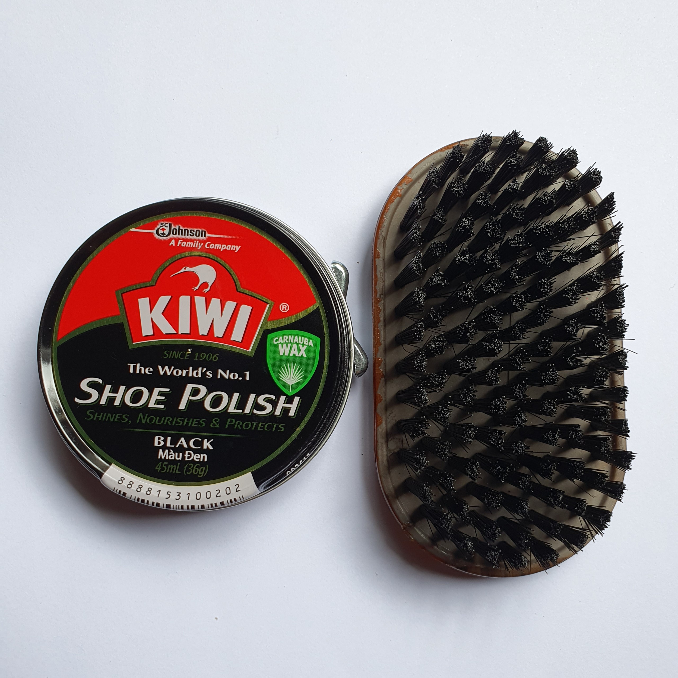 Combo Bàn Chải Đánh Giày Xi Kiwi, Aromax, Starwax Nhập Khẩu Thái Lan, Hàn Quốc, Malaysia - Bàn Chải Xi Kiwi Đen