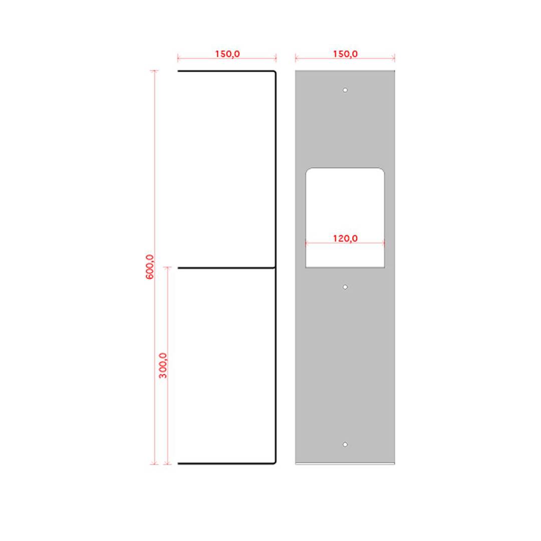 Kệ sách treo tường V60 (set 2)