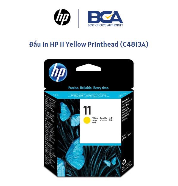 Đầu in HP 11 Yellow Printhead (C4813A)- Hàng chính hãng