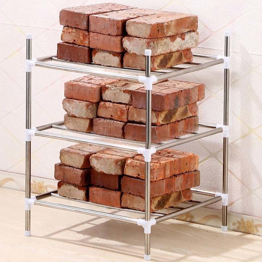 Nhà Bếp Nhà Tổ Chức Giá Đỡ Phụ Kiện Kệ Sàn Nồi Giá Đỡ Chậu Rửa Lưu Trữ Giá Đỡ Lưu Vực Giá Treo Đồ Dùng Nhà Bếp Lưu Trữ Giá Đỡ