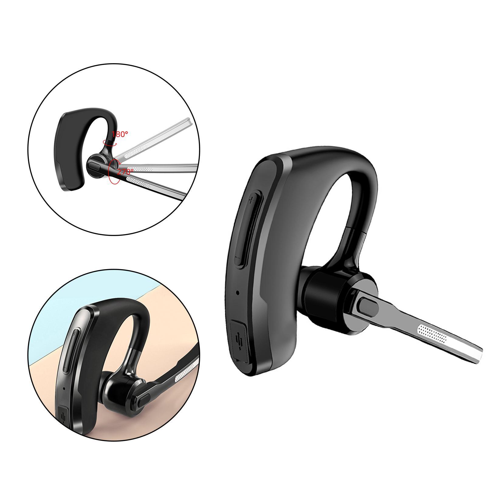 Handsfree Wireless Bluetooth Mono Handset Headset Earpiece for Driving