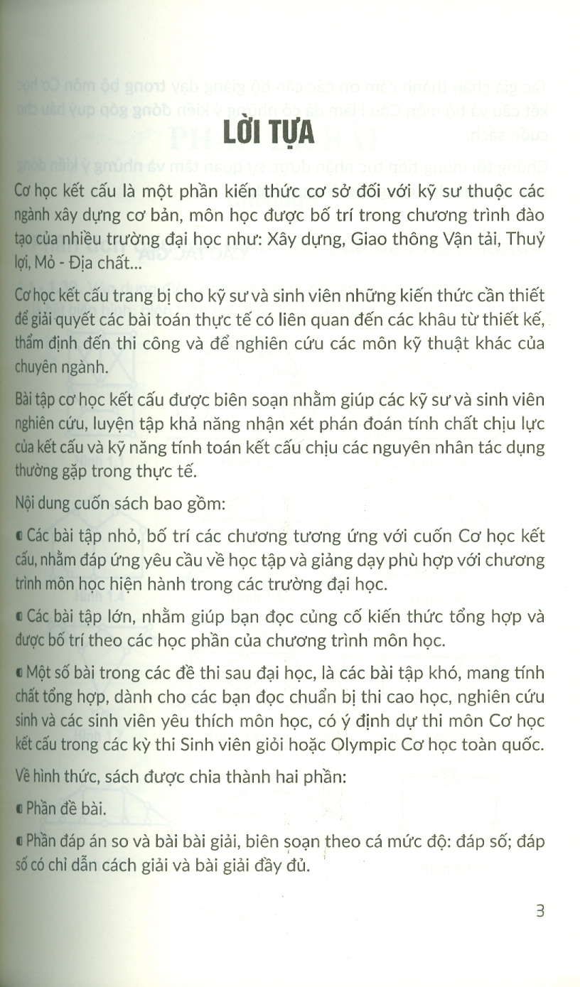 Bài Tập Cơ Học Kết Cấu - Tập 1: Hệ Tĩnh Định (Tái bản)